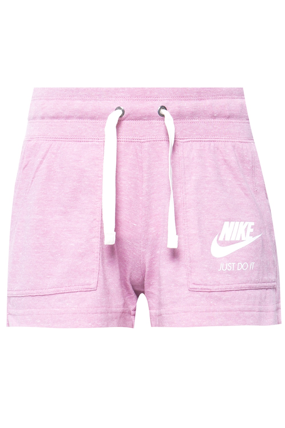 Nike pink sweat shorts new arrivals